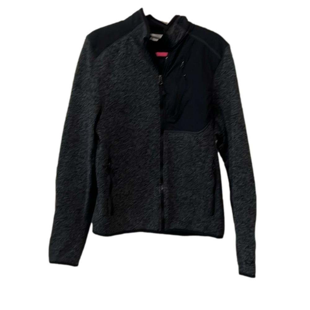 Champion black full zip jacket, small 🔵